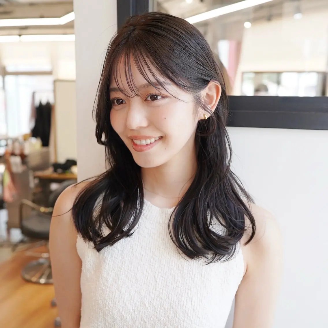 ロング カラー カット ヘアカラー トリートメント shun/ブリーチ なしダブルカラーのヘアスタイル