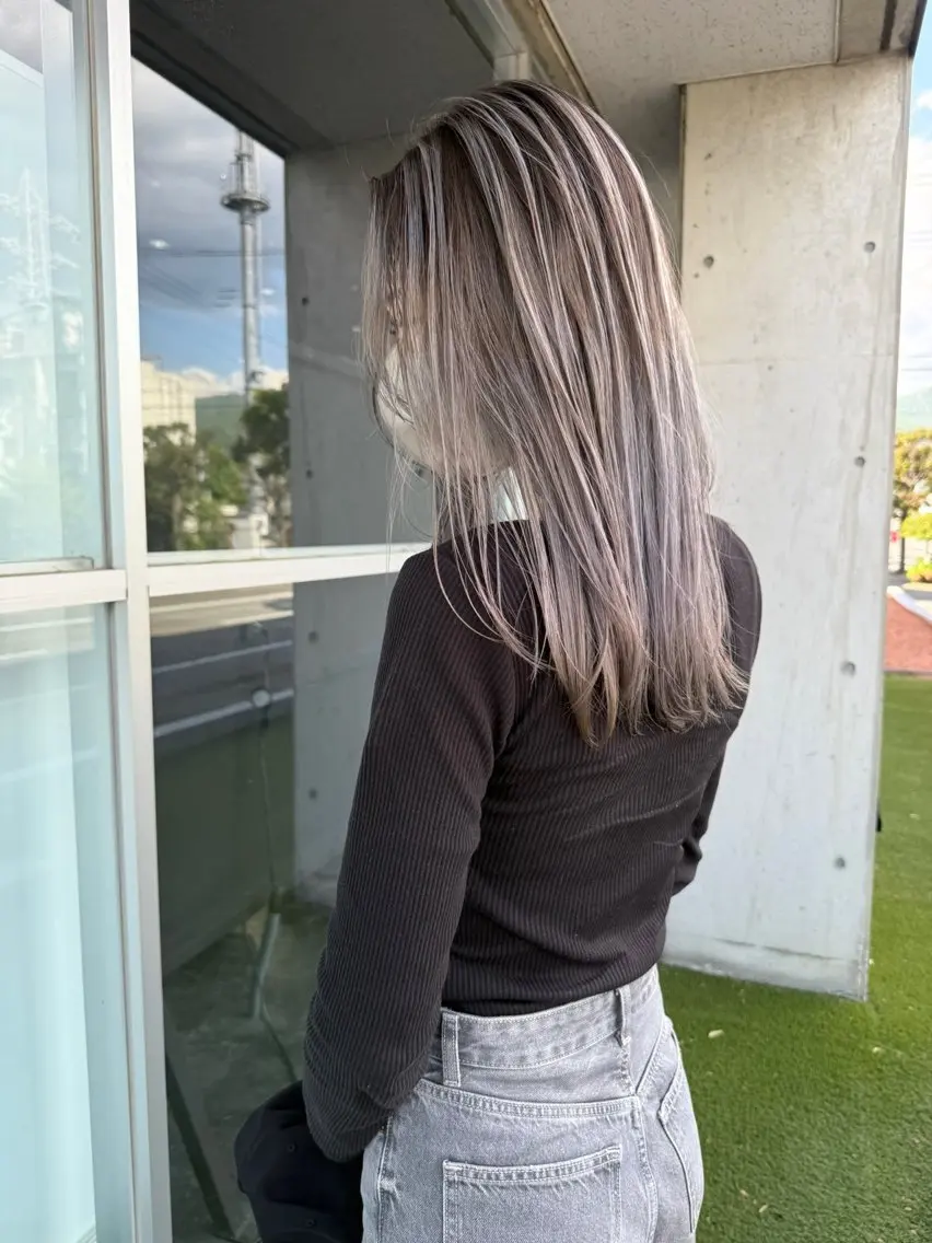 カラー ヘアカラー トリートメント 山田隆成/韓国カット バレ、ハイライト得意のヘアスタイル