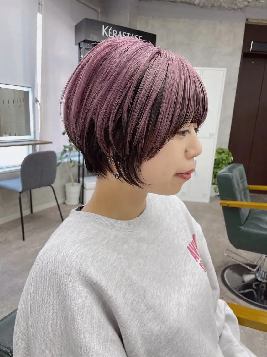 ショート カット ヘアカラー トリートメント ヘアセット limit陽平 ショート/ボブのヘアスタイル