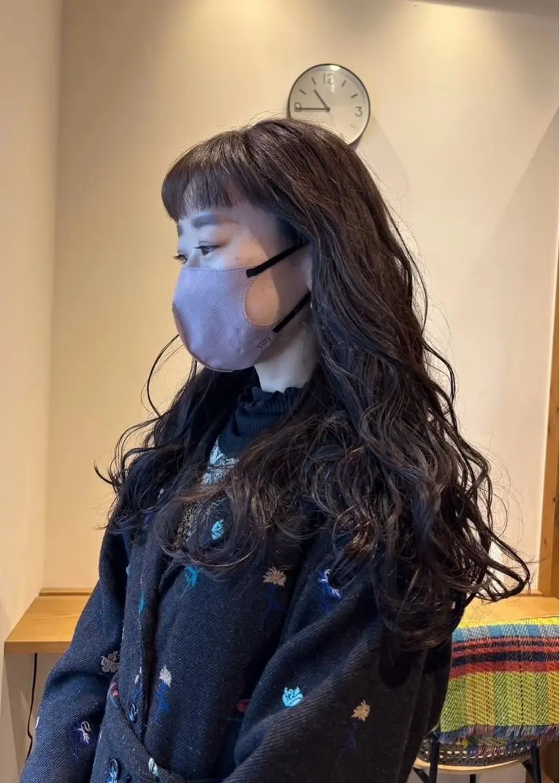 ロング パーマ ロング 高山 桃子のヘアスタイル