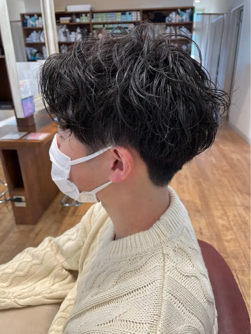 メンズ メンズパーマ カット パーマ 《メンズ垢抜け》 marinaのヘアスタイル