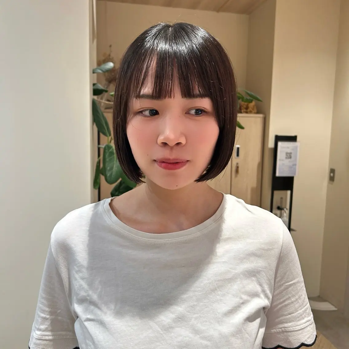 ショート ボブ 似合わせカット 大山杏奈/ショート ボブ/カットモデルのヘアスタイル