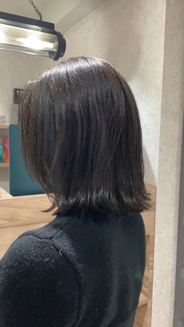 ミディアム ボブ カット ヘアカラー トリートメント 似合わせショート/ ヘアケア/根本直樹のヘアスタイル