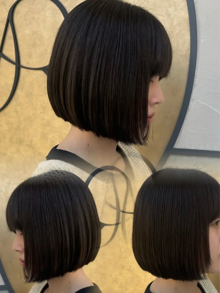 ✂️韓国ボブカット+トリートメント🧊の写真