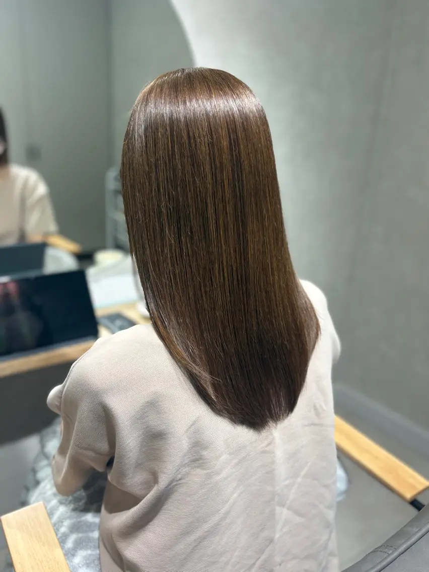 セミロング 縮毛矯正 縮毛矯正 ✨NEW OPEN/ 美髪矯正/山田千里✨のヘアスタイル