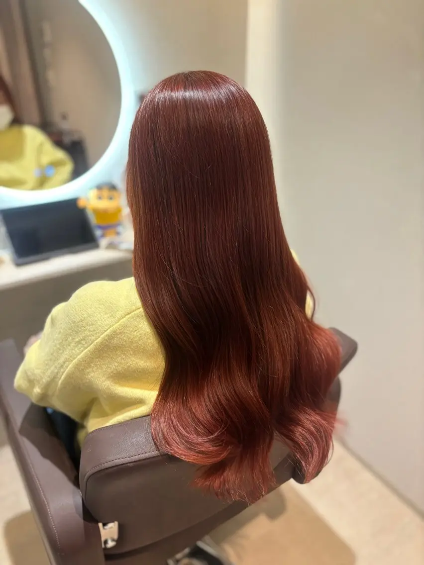 ロング カラー カット ヘアカラー トリートメント 髪質改善カラー ベージュ🤎YUMEのヘアスタイル