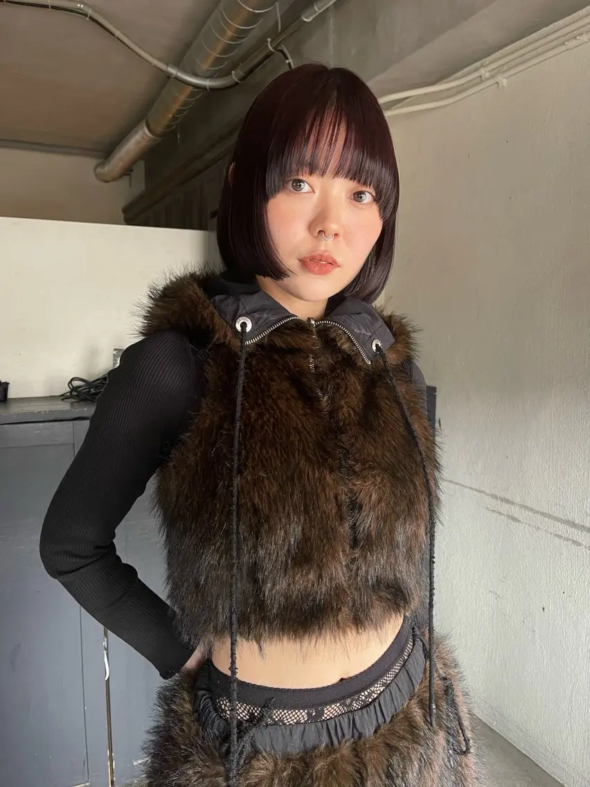 ミディアム カラー カット ヘアカラー トリートメント ヘアセット 安部佑哉/ハイトーン /レイヤー/ブリーチのヘアスタイル