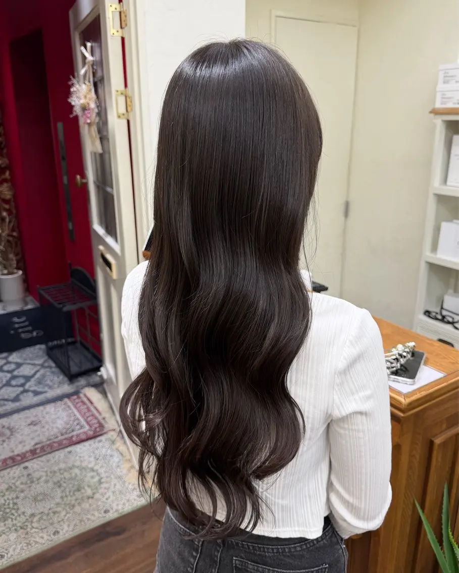 ロング カット 梓真💐 ツヤ髪　渋谷のヘアスタイル