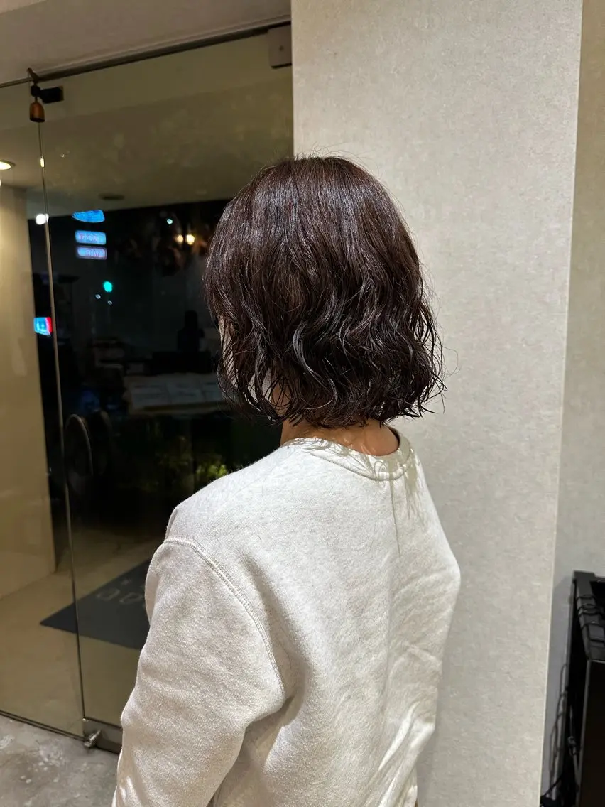 【レディース限定】  毎週水曜日18時​〜​  ミディアム​〜​ボブのカット＋パーマ✨️の写真