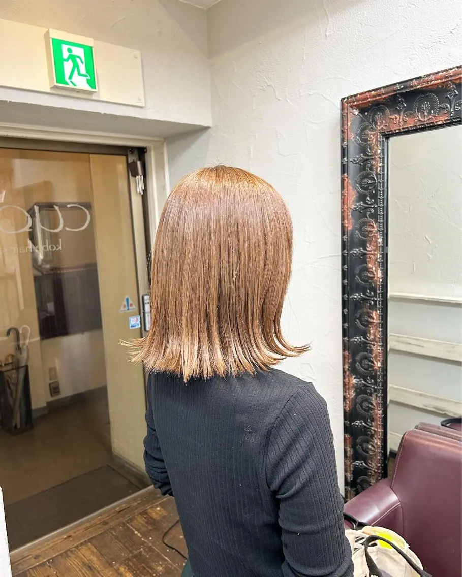 ミディアム ミディアムパーマ 髪質改善 シースルーバング 縮毛矯正 カット ヘアカラー 縮毛矯正 トリートメント ナカオ ヤストシの眉毛・アイブロウイメージ