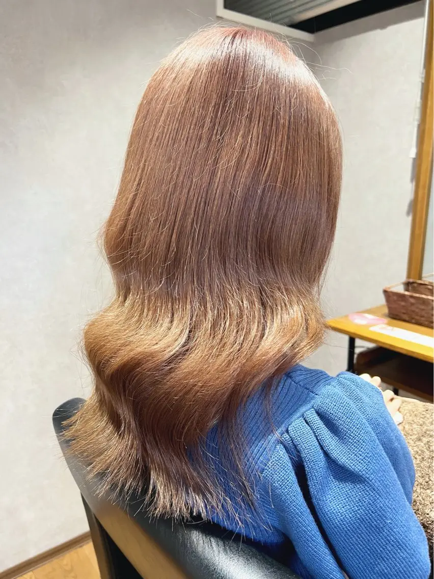ロング カラー ベージュカラー カット ヘアカラー ✨ハイトーン カラー福岡拓也✨のヘアスタイル