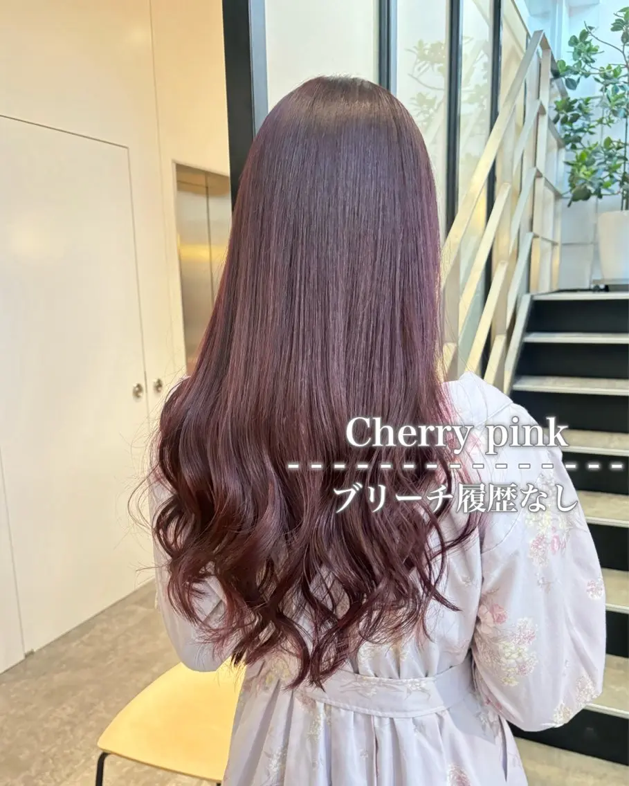ロング カラー カット ヘアカラー トリートメント 💗ガーリーヘア🎀 saki💗のヘアスタイル