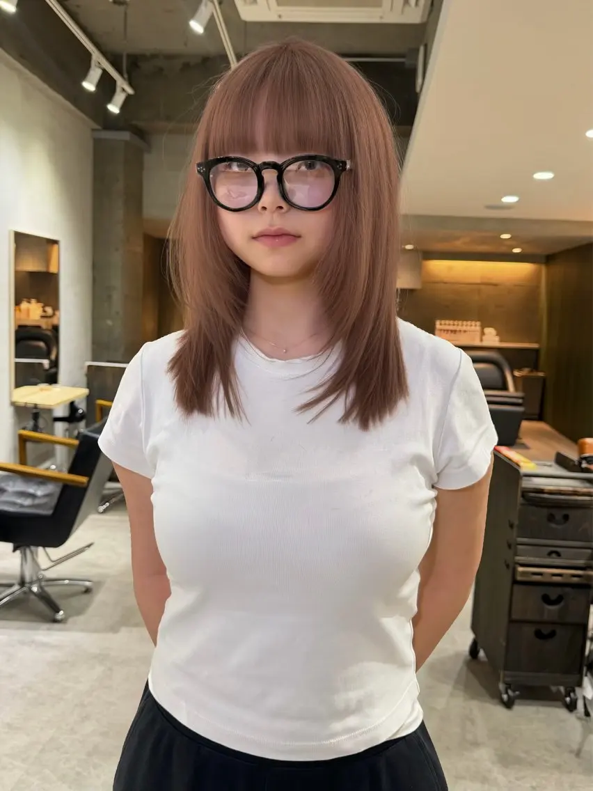 セミロング カラー モデル様募集中 🦴harunaのヘアスタイル