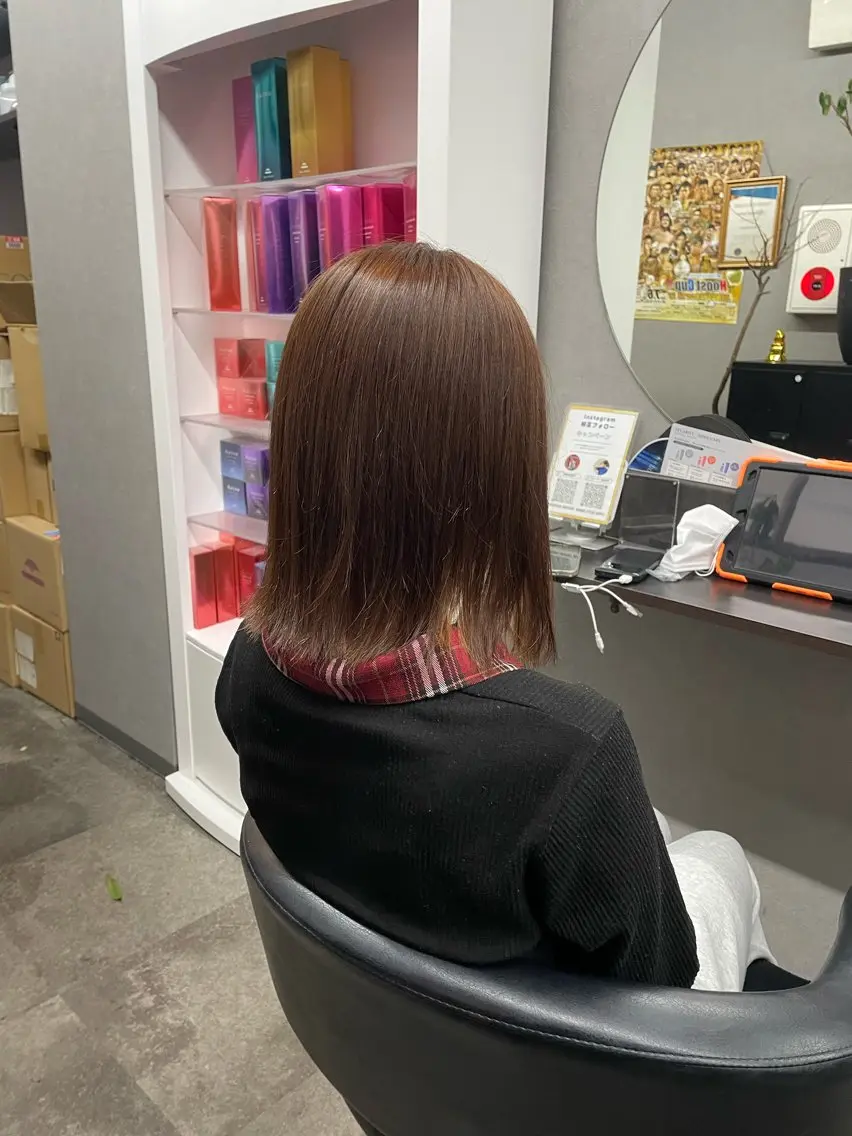ショート カラー パーマ 縮毛矯正 🌻ミラクル美容師 🌻✨クッポ✨のヘアスタイル