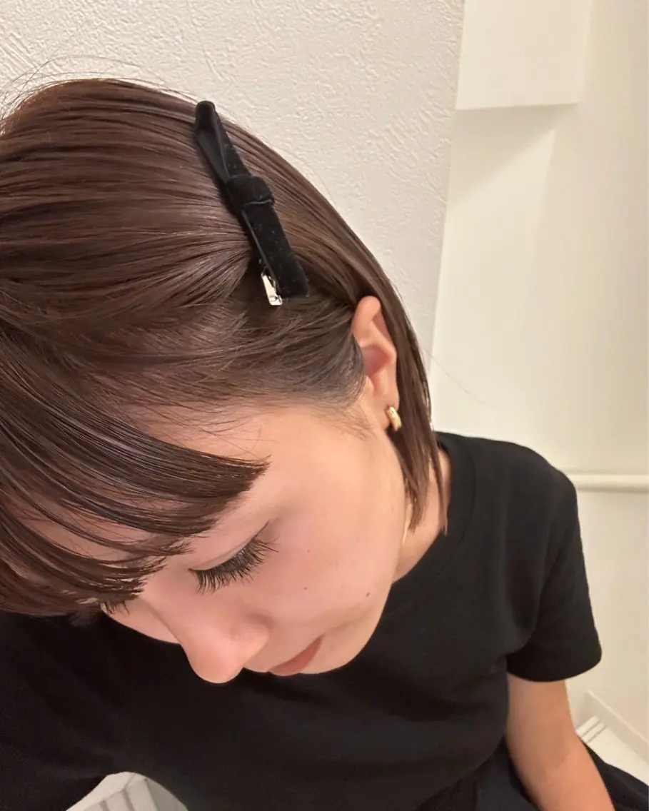 ショート カラー キッズ ヘアカラー トリートメント オトナヘア🌸 harukaのヘアスタイル