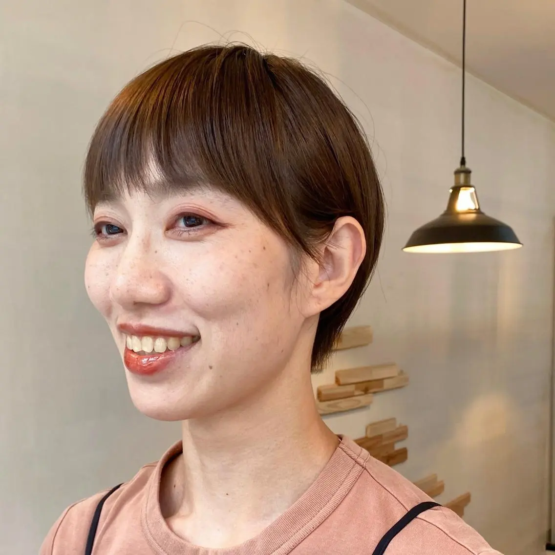 ショート カラー ヘアアレンジ ショートヘア ナカジマ ボブ/レイヤーのヘアスタイル