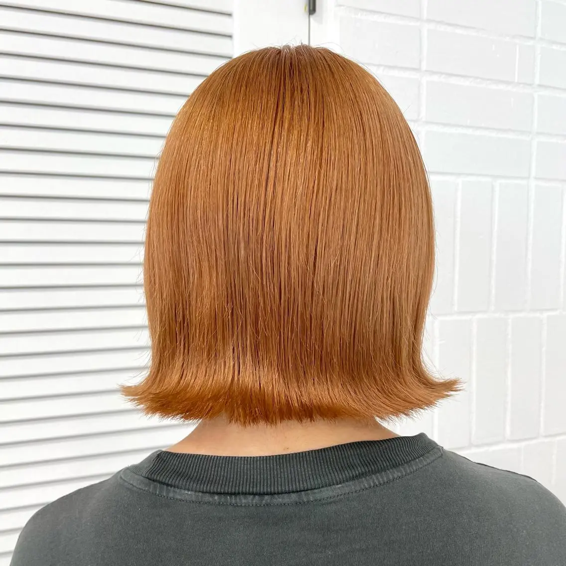 ショート カラー オレンジ 💍ダメージ最小限 ブリーチ/ちさと💍のヘアスタイル