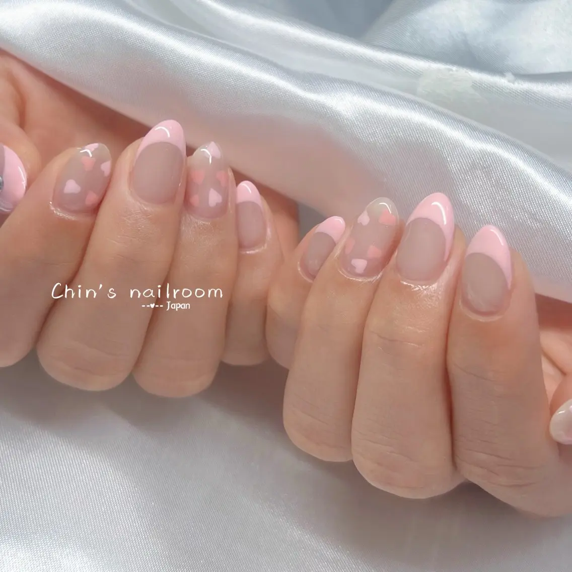 ネイル 韓国ネイル ワンホンネイル Kawaii ChibaNailのネイルデザイン