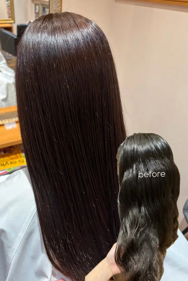 カラー ブラウンカラー ヘアカラー Lita4F ミユウ🌻のヘアスタイル