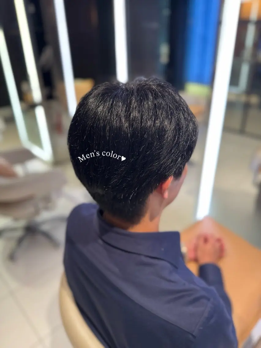 ショート カラー メンズ 🤍たむら みなみ 銀座🤍のヘアスタイル