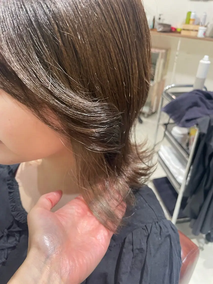 ミディアム カラー KAI RIKAのヘアスタイル