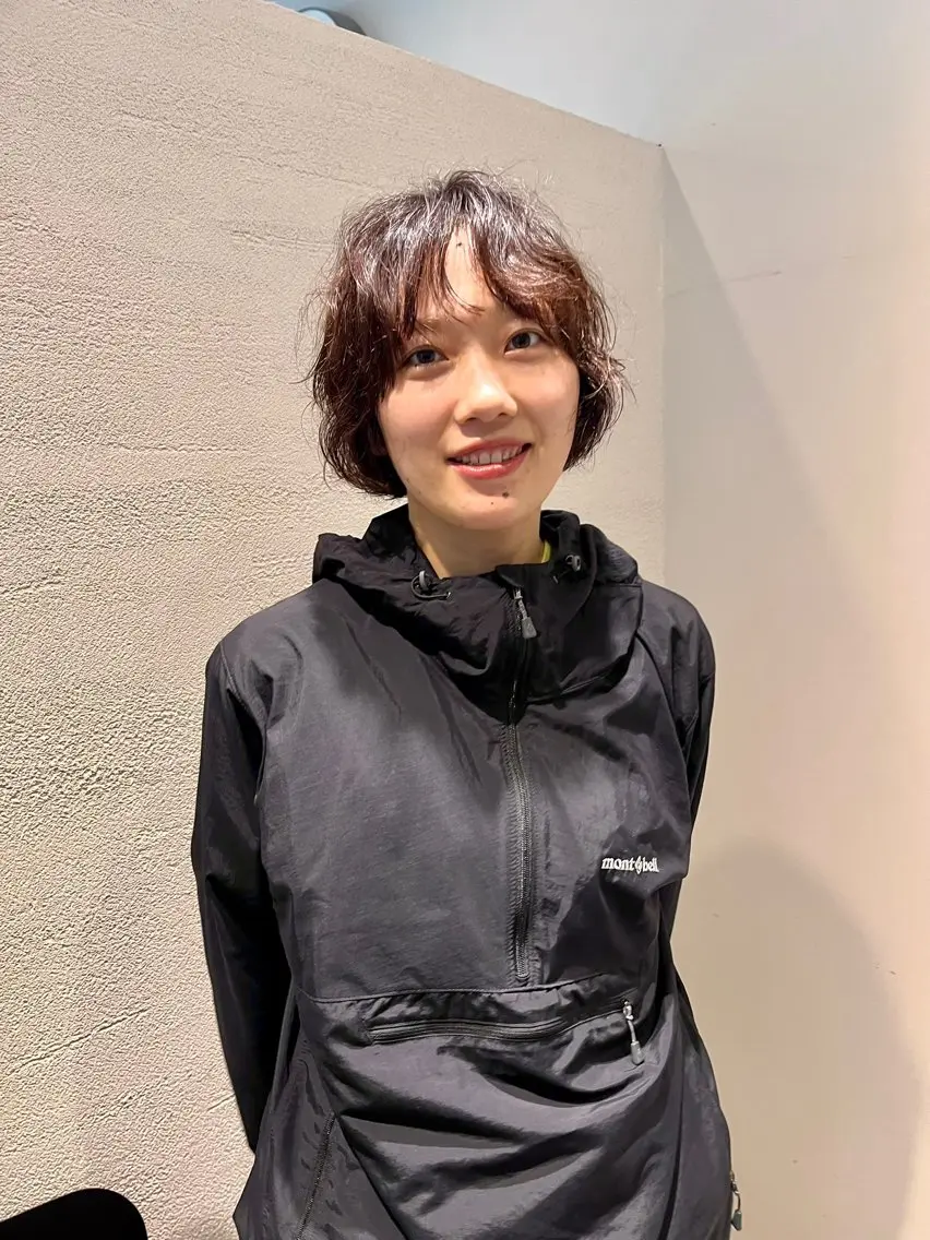 ショート パーマ カット パーマ ヘッドスパ 緒方椋 /学芸大学のヘアスタイル
