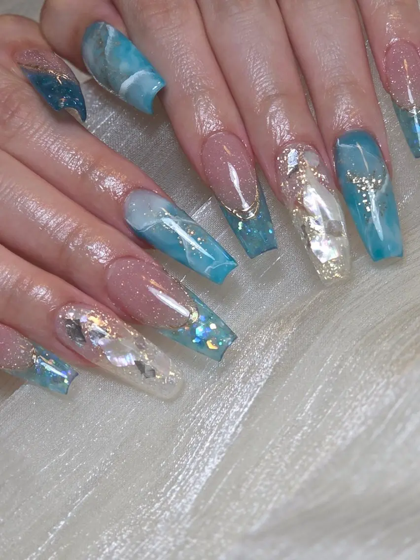 ネイル スカルプネイル ハンドネイル Lady Nail Kiyokaのネイルデザイン