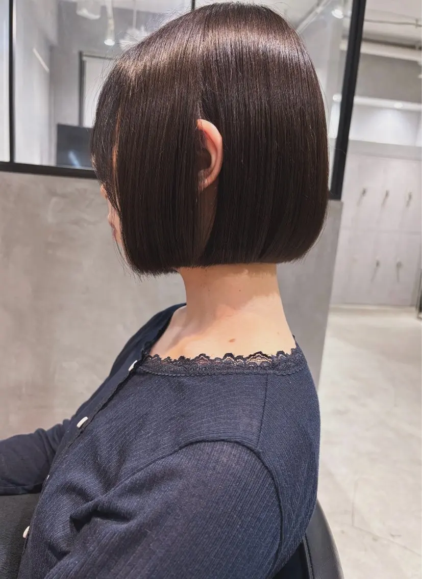 ショート カラー カット ヘアカラー トリートメント Juna✂️ レイヤー / ボブのヘアスタイル