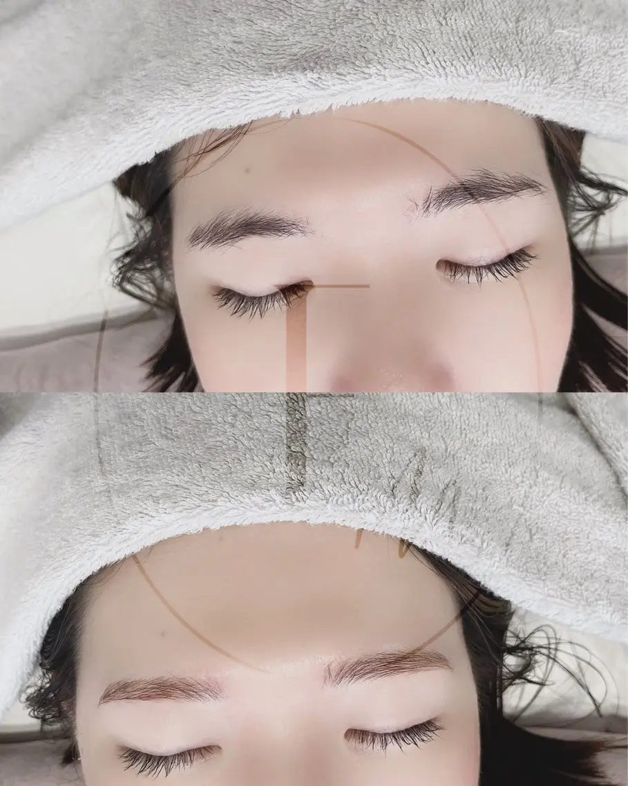 アイブロウ 眉カラー 眉毛ワックス脱毛 【自分史上いちばん 可愛い目元へ】のマツエク・マツパデザイン