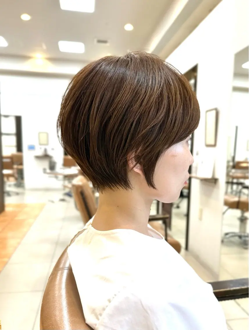 ショート カラー 藤田 祥平のヘアスタイル