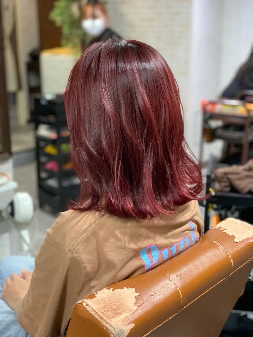 ミディアム カット ヘアカラー 🌟ayame🌟 小野寺諒のヘアスタイル