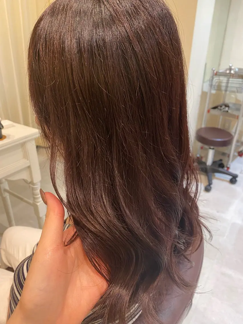 セミロング カラー カット ヘアカラー トリートメント オタク美容師🎮 AKARIのヘアスタイル