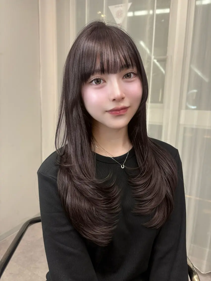 【人気𝐍𝐨. 𝟏】似合わせ前髪顔周りカット🎀✧︎*。の写真