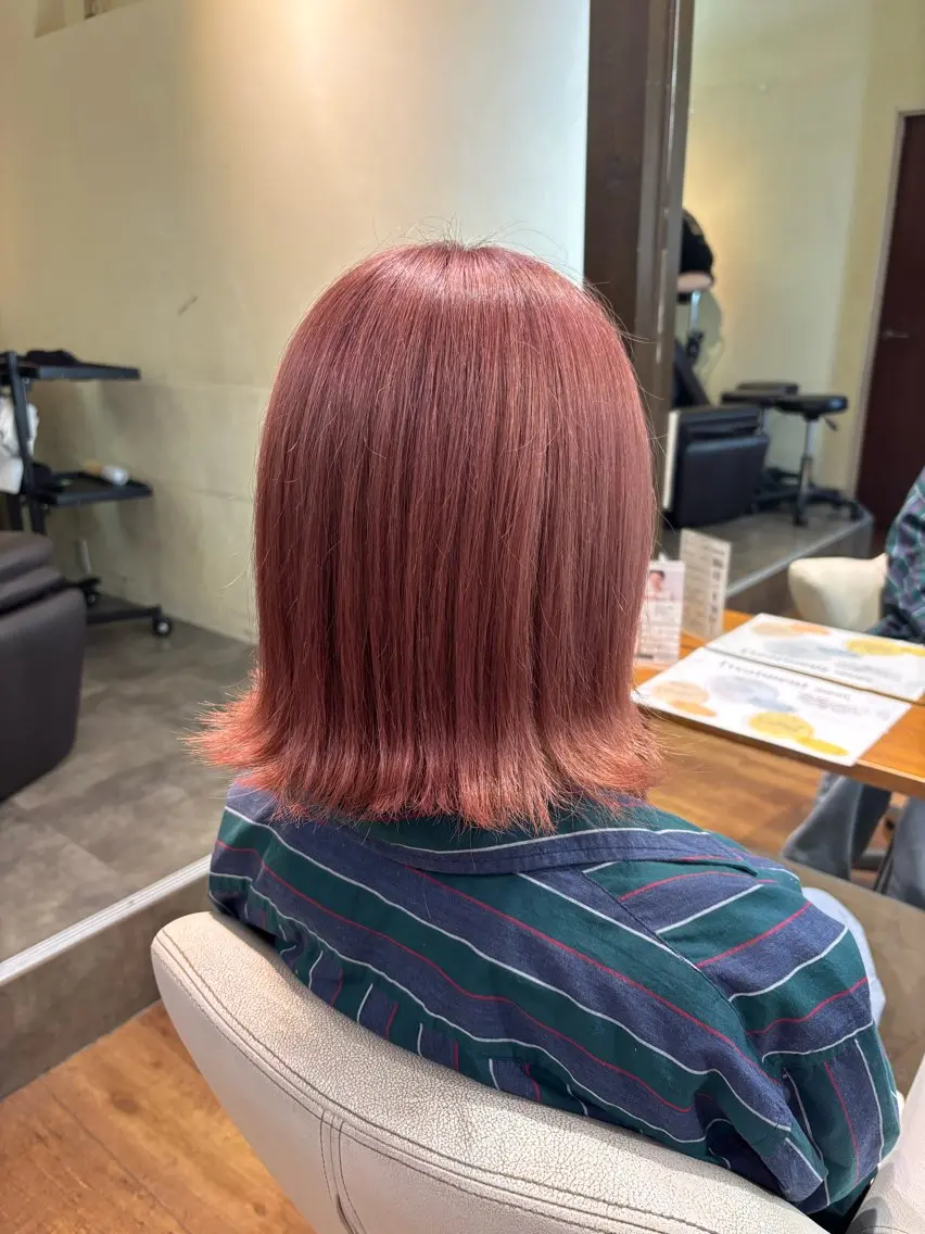 🎀カット+1ブリーチ+カラー+1STEPトリートメント🩰🫧の写真
