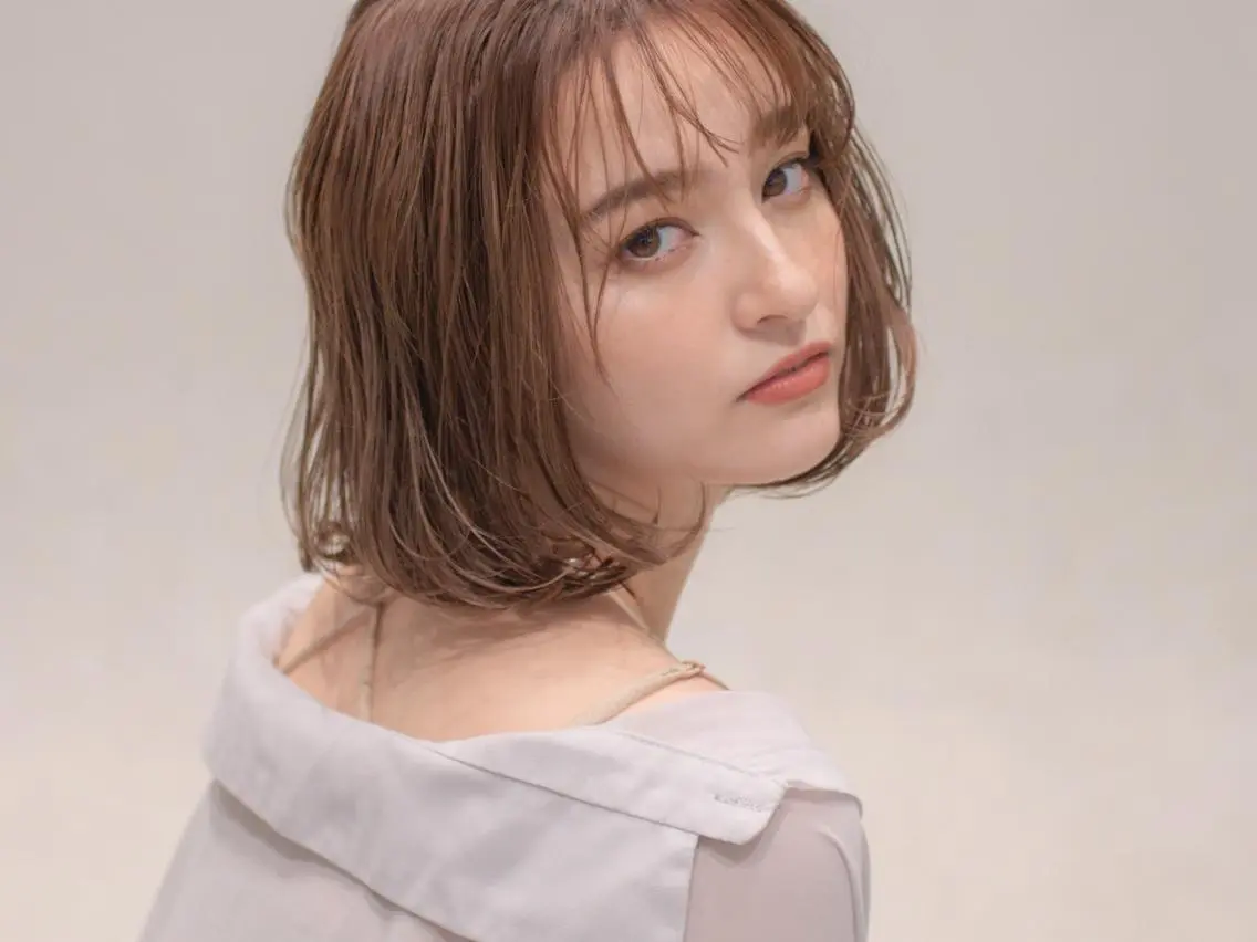ショート 豊中駅3分eha レッスンモデルのヘアスタイル