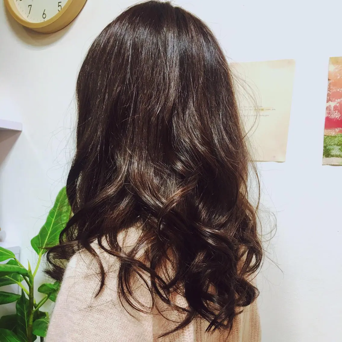 セミロング ロング カラー レイヤーカット ku-to 井上　晴日のヘアスタイル