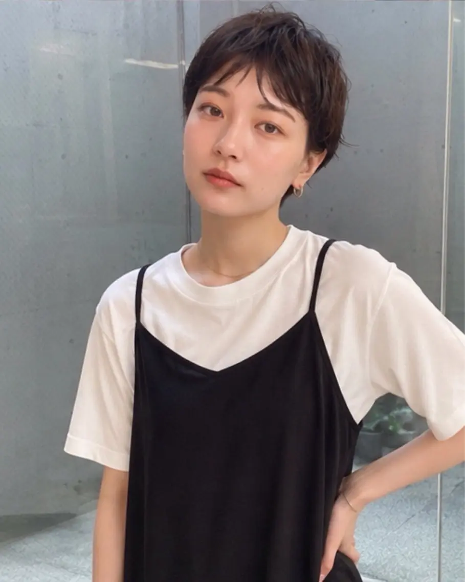 ショート ショートヘア カット トリートメント pia 薬院のヘアスタイル