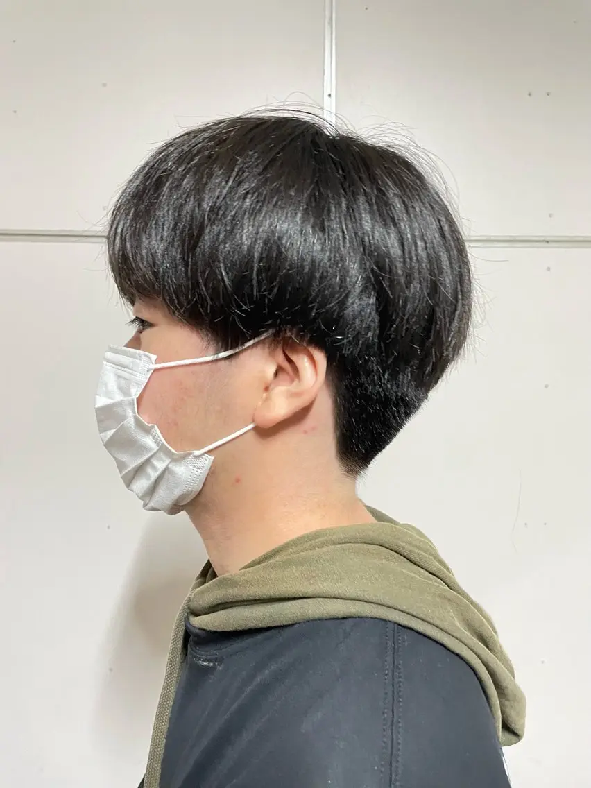 メンズ ナチュラルヘア 神田一瑳のヘアスタイル