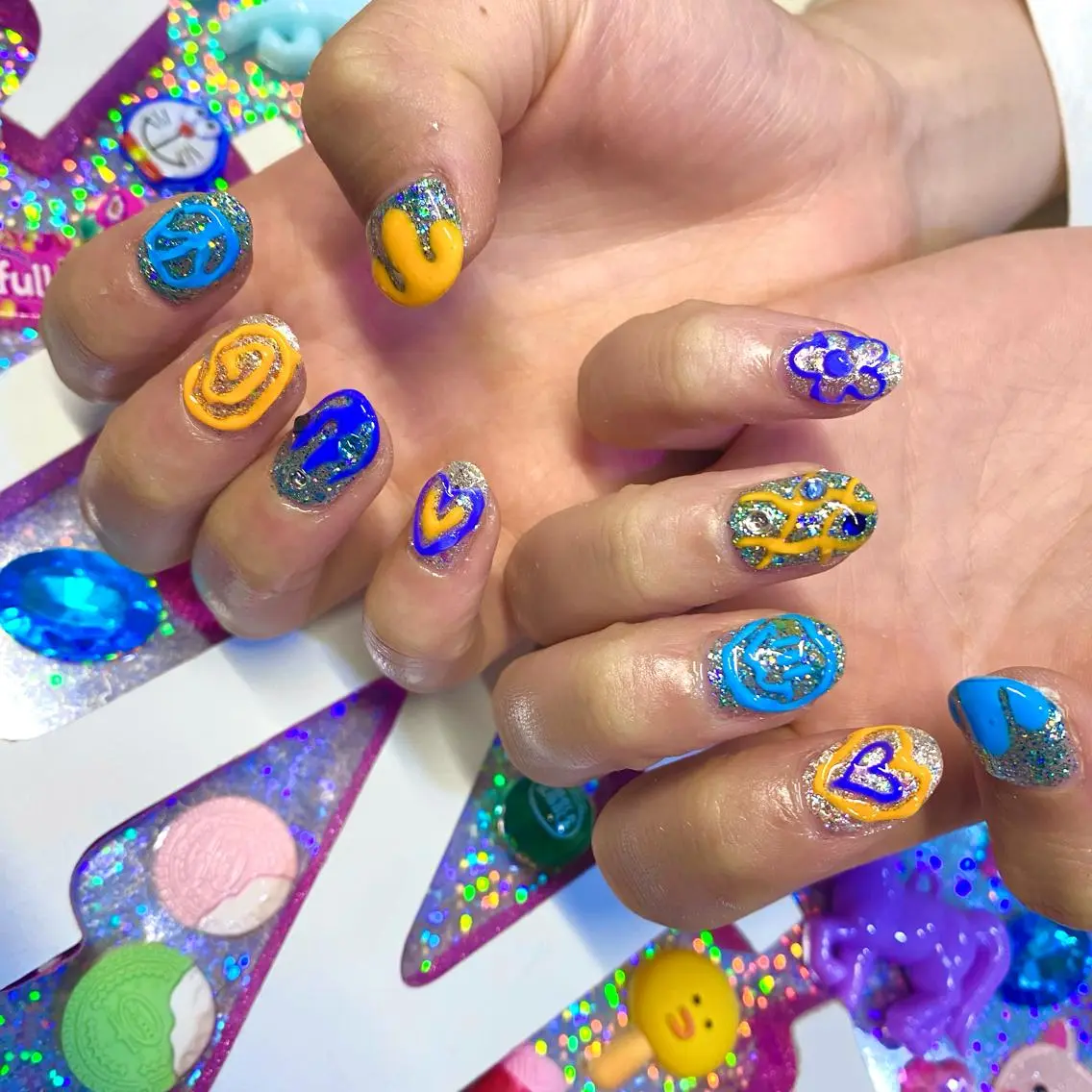 ネイル アートネイル クリアネイル ジェルネイル ニュアンスネイル オフィスネイル 8appy YUKITIN.Bのネイルデザイン
