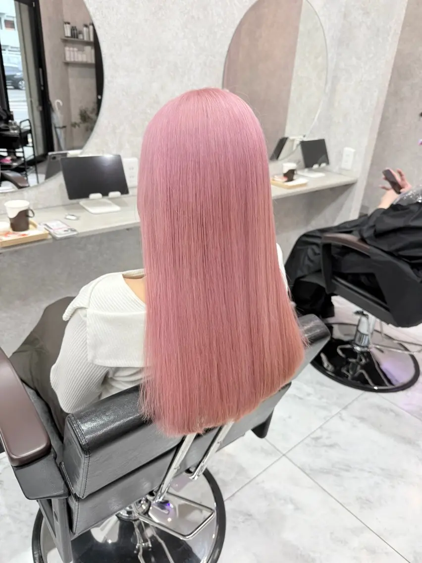 ロング カラー 🌺ハイトーン🌺 矢葺 なぎさ🌺🌺のヘアスタイル