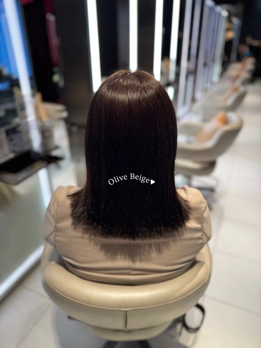 ミディアム カラー ヘアカラー トリートメント 🤍たむら みなみ 銀座🤍のヘアスタイル