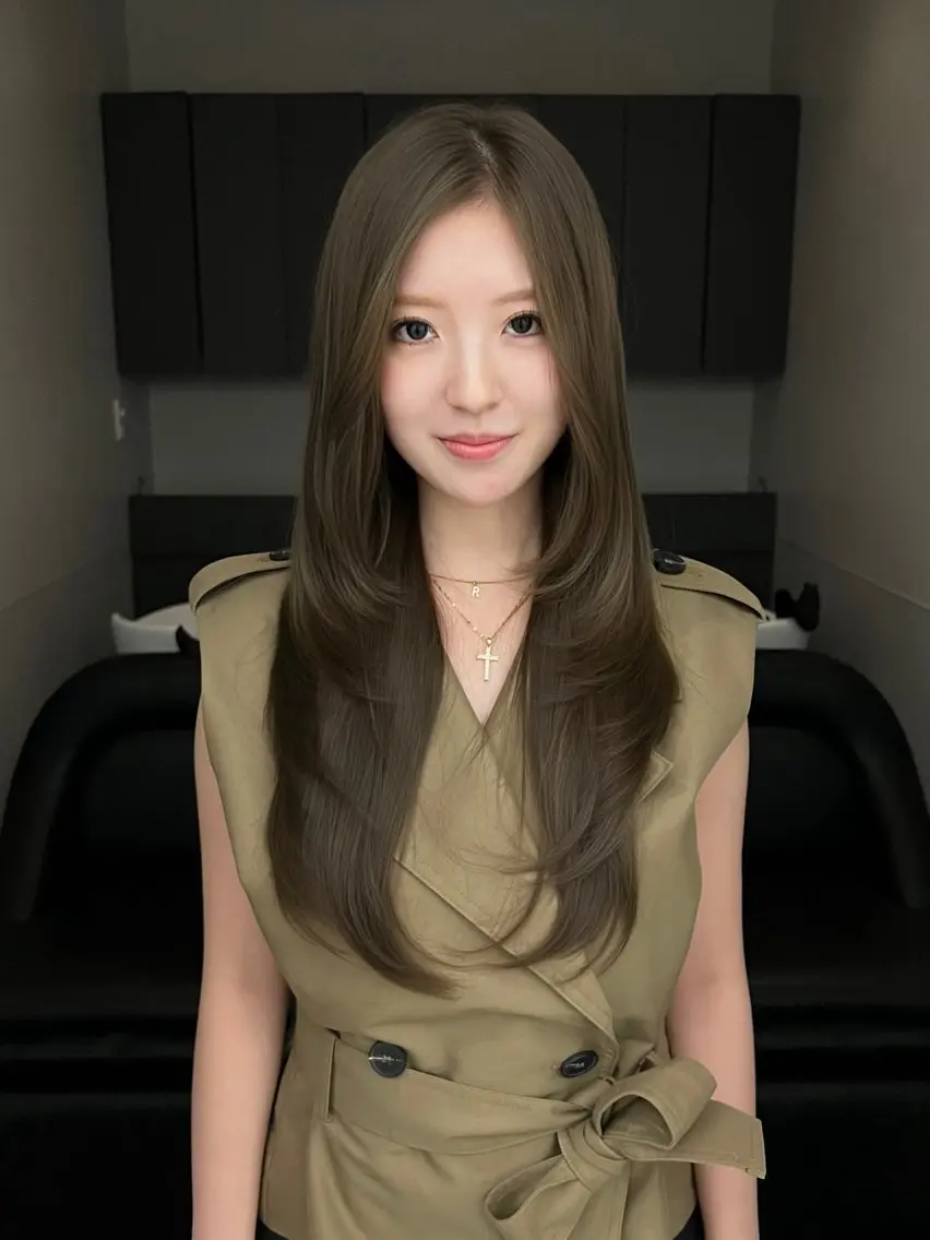 ロング ハイレイヤー レイヤーカット カット ヘアカラー トリートメント レイヤーカット ショートYUKIのヘアスタイル