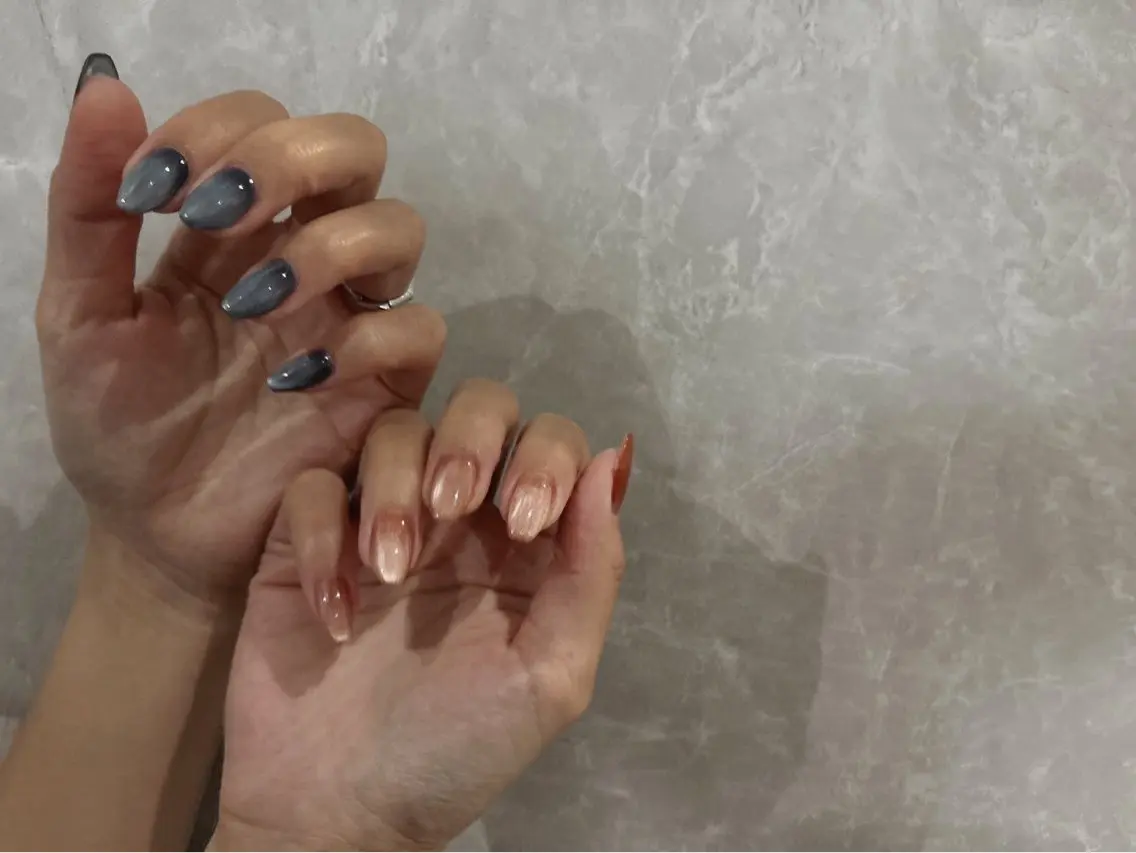 ネイル マグネットネイル plum nailのネイルデザイン