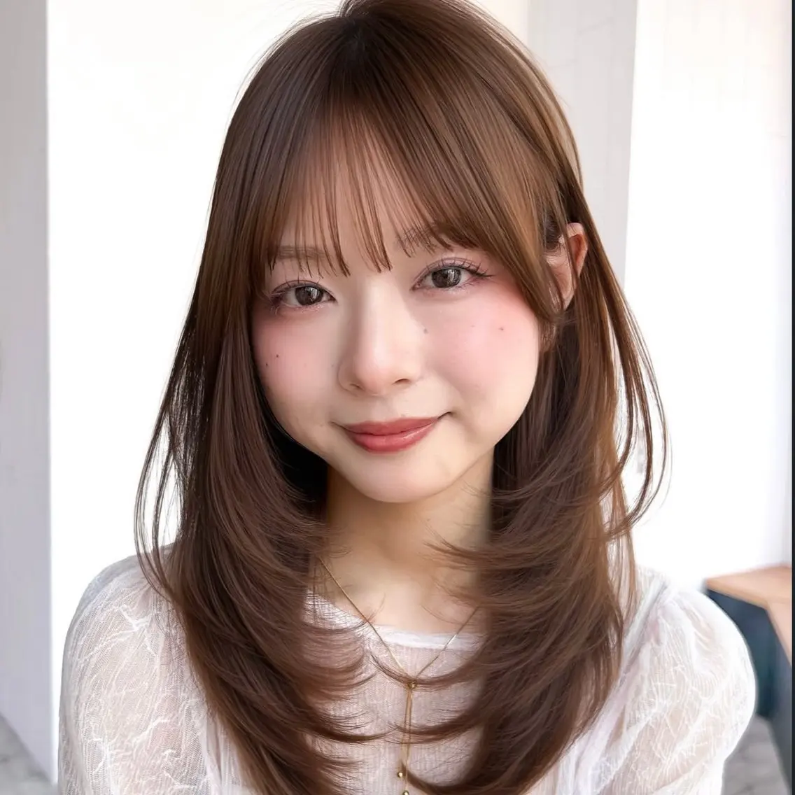 セミロング 池袋似合わせカット ✂️YUUKIのヘアスタイル