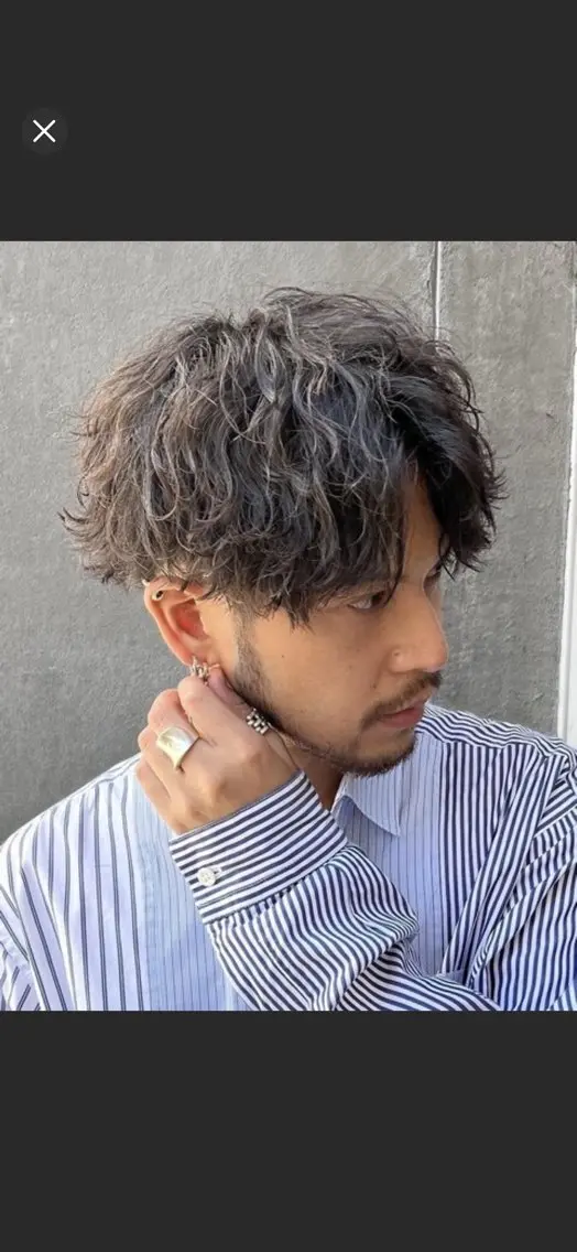 ショート パーマ メンズ メンズパーマ ツイストスパイラルパーマ スパイラルパーマ カット パーマ fifth /波巻き /フェザー/Kotaのヘアスタイル