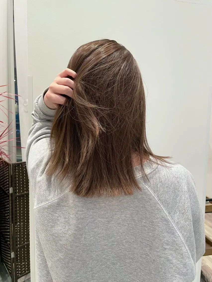 【2回目の方】ツヤ感カラー + 似合わせcut ✂︎の写真