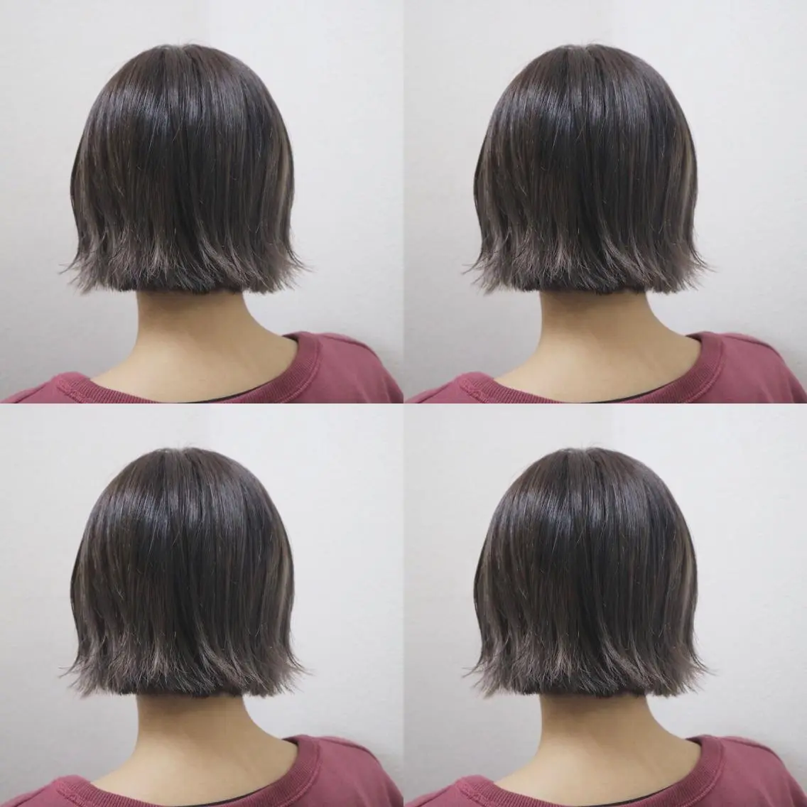 ショート カラー アディクシーカラー ブリーチ グレージュ パープルカラー ヘアカラー トリートメント JILBLAN京都 ショート/ハイライトのヘアスタイル