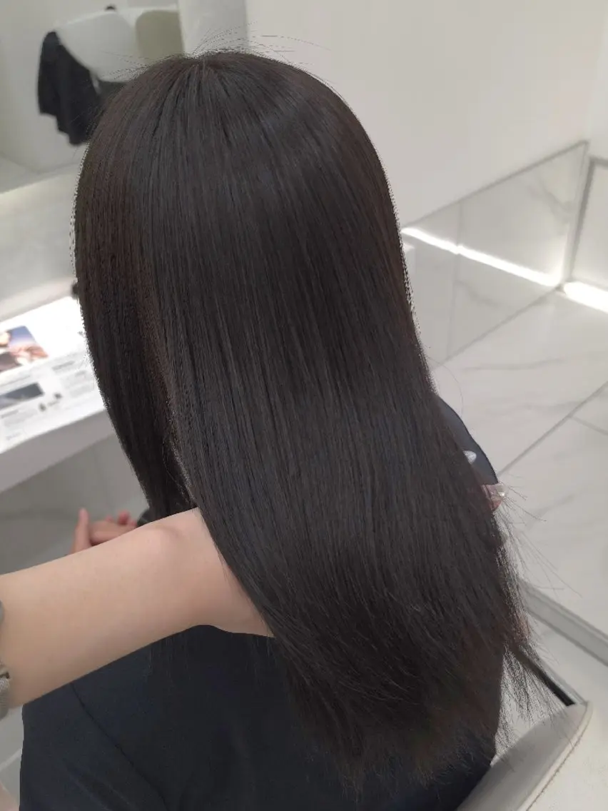 ミディアム パーマ カラー ヘアカラー 縮毛矯正 髪質改善 / coa しずく🐈‍⬛のヘアスタイル