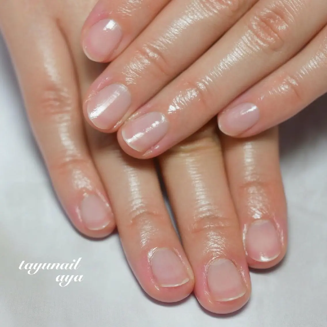 ネイル ブルー ジェルネイル パラジェル ネイルサロン 【たゆnail】のネイルデザイン