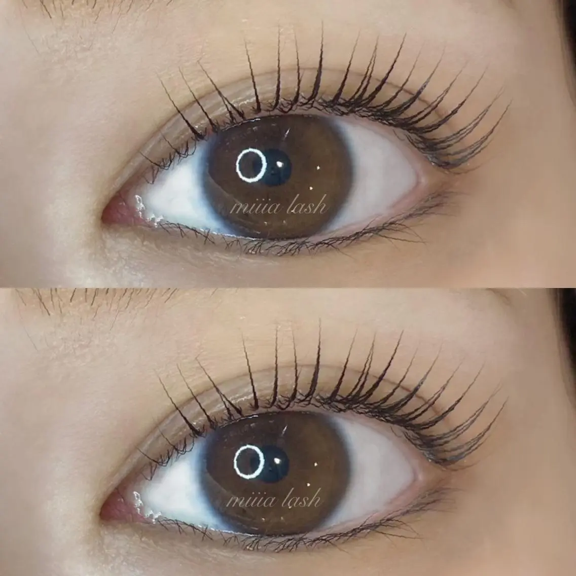 マツエク・マツパ miiia lash＊erinaのマツエク・マツパデザイン